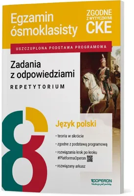 Image de Egzamin ósmoklasisty 2026 Język polski Zadania z odpowiedziami
