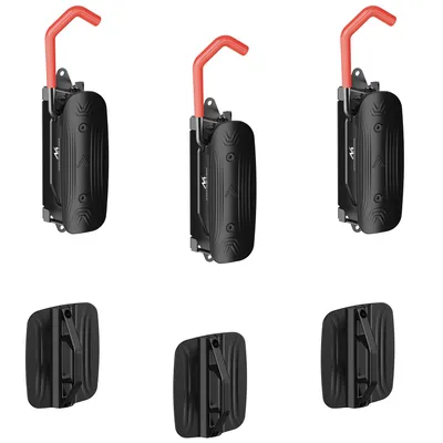 Immagine prodotto di 3 supporti a parete con gancio per biciclette fino a 30 kg, marca Maclean