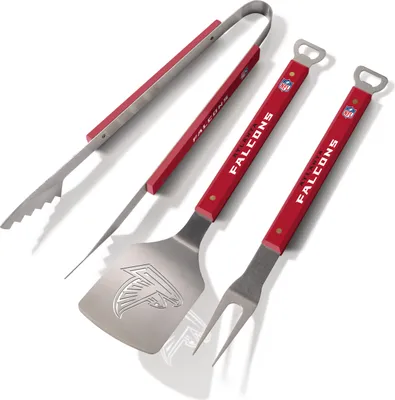Produktbild von NFL Atlanta Falcons Grillbesteck 3teilig Set Spirit Barbecue BBQ Grillzange