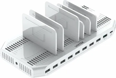 Zdjęcie produktu dla Unitek UNITEK Y-2190 stacja ładująca organizer wolnostojący biały