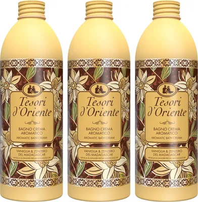 Produktbild von Tesori d'Oriente Vanilia e Zenzero Schaumbad 500 ml x3