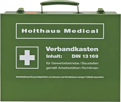 Produktbild von Betriebsverbandkasten DIN 13169-E Verbandskasten Stahlblech
