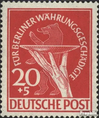 Produktbild von Briefmarken Berlin (West) 1949 Mi 69 postfrisch Währungsgeschädigte