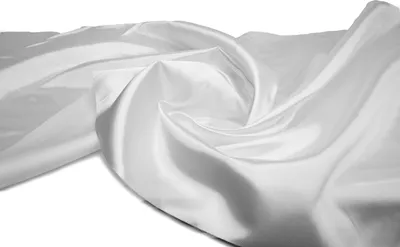 Obrázek produktu pro Satén bez lycry, hladký satén s leskem, bílý, 50 x 150 cm