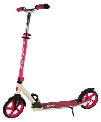 Produktbild von Best Sporting Scooter 205er Rolle, aus Aluminium, klappbarer Kinder-Tretroller, pink/weiß oder anthrazit