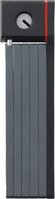 Produktbild von ABUS Bordo 5700/80, Faltsperre, Schwarz, Silikon, Stahl, Schlüssel, 800 mm