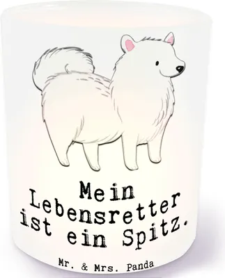 Produktbild von Mr. & Mrs. Panda Glas Windlicht Spitz Lebensretter - Transparent - Geschenk, Teelichthalter, Kerzenhalter, Teelicht, kerzenbehälter