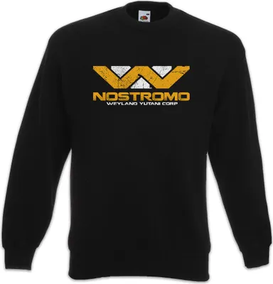 Produktbild von Urban Backwoods Alien Nostromo Weyland Yutani, Sweatshirt, Farbe: Schwarz, Größe: XL
