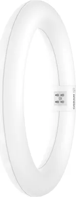 Image de OSRAM LED TUBE T9C EM 22, tube LED annulaire, 11W, 1200lm, 3000K, lumière blanche chaude, alternative LED aux lampes fluorescentes T9 classiques, longue durée de vie, faible consommation d'énergie