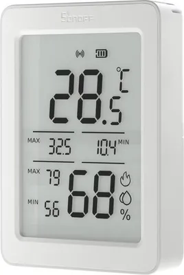 Produktbild von Sonoff AirGuard TH SNZB-02DR2, Temperatur / Luftfeuchte Sensor mit 3,6 Anzeige, Zigbee