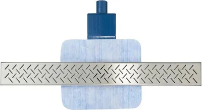 Produktbild von Edelstahl Duschrinne Duschablaufrinne Bodenablauf Flach inkl. Haarsieb & Siphon