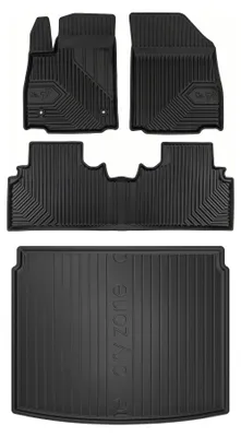 Obrázek produktu pro Autokoberce 3D TPE + vana kufru DryZone pro: Kia EV3 2024- SUV 4 ks