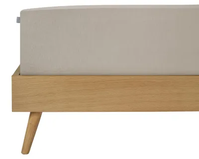 Produktbild von SCHIESSER Spannbettlaken Flexi | Einfarbig | 95/5 | 95 % Baumwolle, 5 % Elasthan | 100x200 cm (geeignet für Matratzen 90x190 cm bis 100x220 cm, Matratzenhöhe bis 25 cm) | Helltaupe