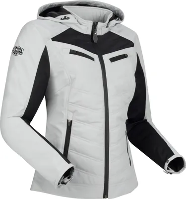 Produktbild von Segura Natcho Vented Softshell Mesh Damen Motorrad Textilacke, hellgrau, 44