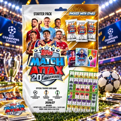 Imagen del producto de Paquete de inicio de la Liga de Campeones Topps UCC para la temporada 2026/27
