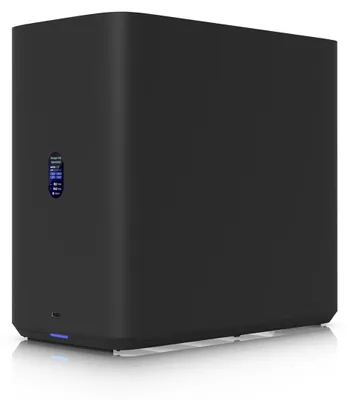 Produktbild von NAS Server mit 4 Einschüben, M.2 NVMe, 2.5GbE, USB-C, PoE++