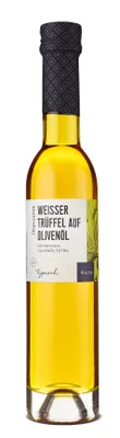 Produktbild von Wajos Olivenölspezialität Weißer Trüffel auf Olivenöl mit nativem Olivenöl Trüffelöl Extra 0,25l