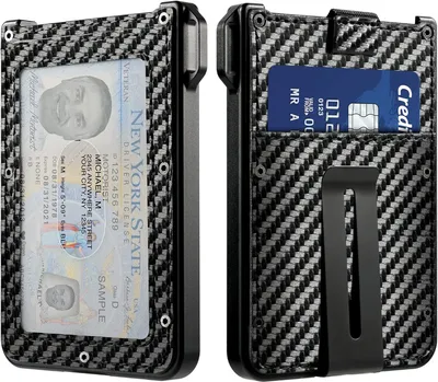 Produktbild von Geldbörse Geldbörsen und Gürtel Herren Magnetisches,mit RFID Blockierung (Portmonee Herren mit 11 Kartenetui, Ausweisfenster, Geldscheinklammer