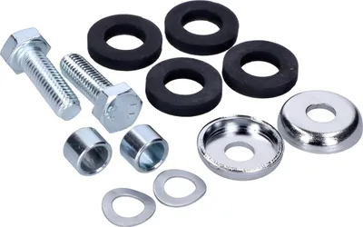 Produktbild von BestPrice Befestigungsteile Beifahrerfußraste rechts und links kompatibel mit Simson KR51/1, KR51/2 Schwalbe