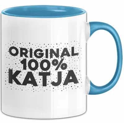 Produktbild von Katja Tasse Original 100% Katja Geschenk (Blau)
