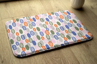 Obrázok produktu pre Kúpeľňová Rohožka Protišmyková - Kúpeľňová Predložka Absorpčná - 75x45 - Abstrakcia