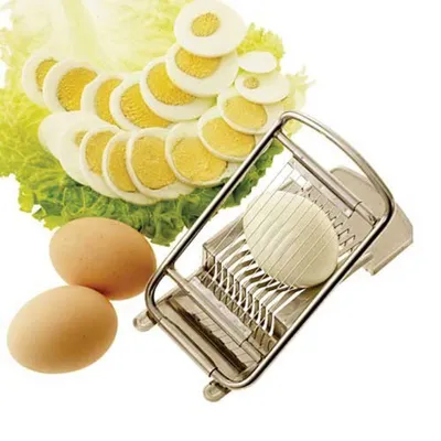 Zdjęcie produktu dla Sambonet Utensili Cucina – dzielarka do jajek ze stali nierdzewnej, 13,5 x 8 cm, P0009-P00005-42588-01