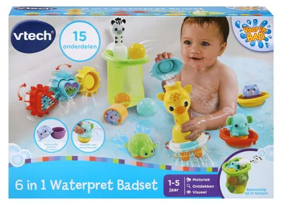 Immagine prodotto di VTech Baby 6 in 1 Waterpret Badset, 1 anno/anni, plastica, Multicolore