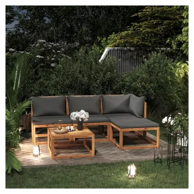 Produktbild von Kleine Gartenlounge Gartenmöbel Set Holz Balkon Lounge Sofa Outdoor Balkonmöbel
