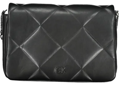 Produktbild von Stylische schwarze Handtasche: Verstellbarer Kettenriemen, 50% recycelt