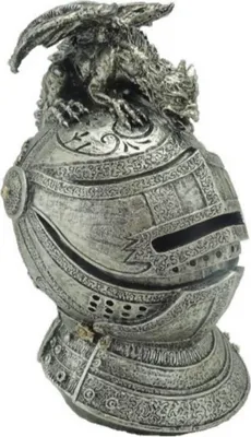 Produktbild von Spardose mittelalterlicher Ritterhelm mit Drache