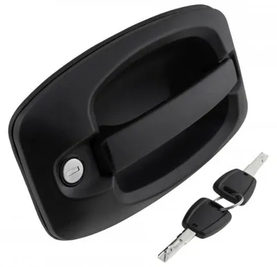 Produktbild von Äußere Türgriff hinten Citroën Jumper 2006-, Fiat Ducato 2006-, Peugeot Boxer 2006-, Iveco Daily 2016-/2 Schlüssel im Set/