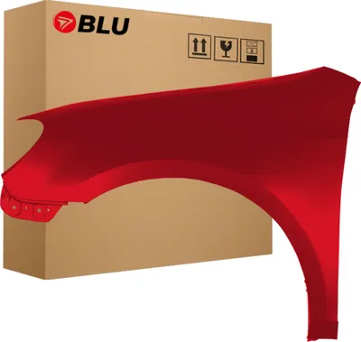 Image de BLU Aile Compatible avec VW Volkswagen GOLF VI 6 KOMBI LY3D Gauche Rot TornadoRot | 2008-2016 | Avant | Peint| Prêt à Monter | Acier