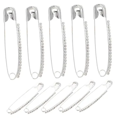 Produktbild von 10 Stück Strass-Sicherheitsnadeln mit Kunstkristallen für Kleidung und Accessoires