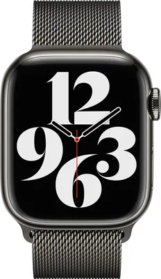 Produktbild von Apple Watch 38/40/41mm Milanaise Armband - Schwarz/Graphit