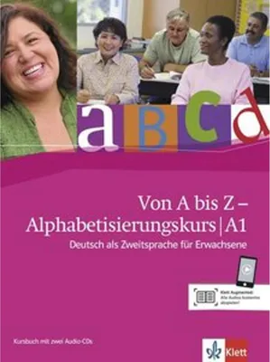 Produktbild von Von A bis Z - Alphabetisierungskurs für Erwachsene. Kursbuch + Audio-CD A1