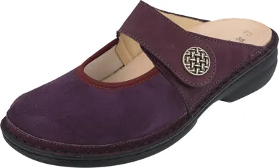 Produktbild von FINN COMFORT Asinara Damen Clog lila Nubukleder Stretch : 41 Schuhgröße: 41