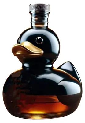 Produktbild von Whiskyflasche in Entenform, 100 ml Fassungsvermögen, kunstvolle Dekoration für Bar, Zuhause oder Büro