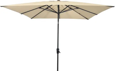 Produktbild von Lesli Living Sonnenschirm "Libra Ecru" 2,5x2,5 m mit UV-Schutz 30+