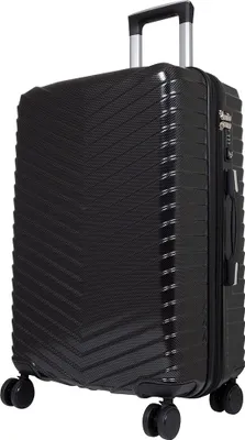 Produktbild von Polycarbonat Mittelgroßer Reisekoffer Meran 66 cm Dehnfalte Schwarz
