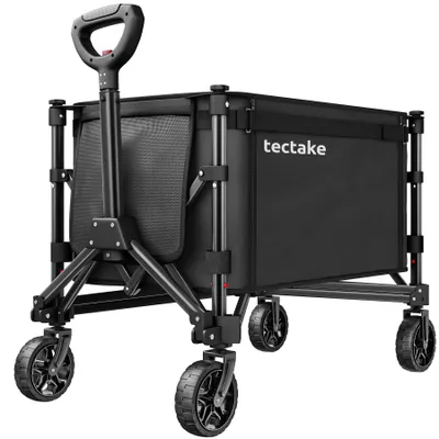 Produktbild von tectake® Bollerwagen SmartRider Inklusive Einlegeboden, Reflektorstreifen, Belastbarkeit 60 kg