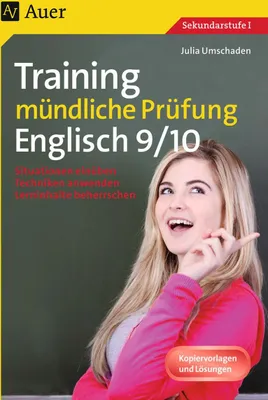 Produktbild von Training mündliche Prüfung Englisch, Klasse 9-10