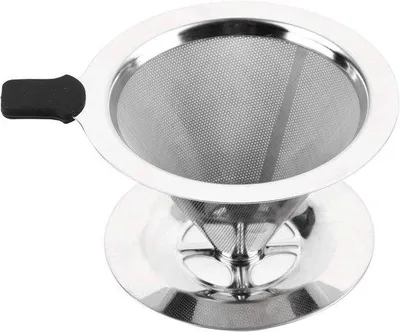 Zdjęcie produktu dla Zbiornik filtrujący ze stali nierdzewnej, 394 x 236 mm, dwuścienny, do użytku domowego, biurowego i w kawiarni