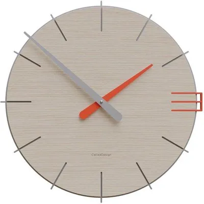 Image de Horloge murale en chêne, 42 cm, blanchie