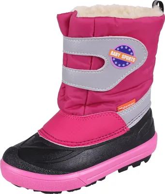 Produktbild von Pinke Kinder-Winterstiefel mit rückstrahlenden Details BABY SPORTS 2 NA Demar 24-25 EU