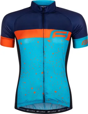 Produktbild von Jersey Force Spray Lady Damen kurz blau-orange größe XL 90013402-XL