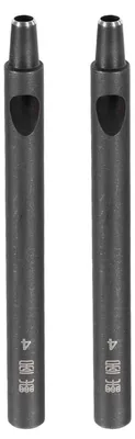 Productafbeelding van Lochstanzer, 4 mm, koolstofstaal, 2 stuks, voor leerbewerking