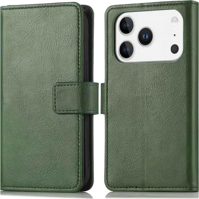 Image de imoshion Luxe Bookcase pour l'Apple iPhone 17 Pro - Vert