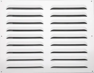 Image de Grille d'aération aluminium laqué, L.40 x l.50 cm