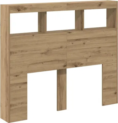 Image de Tête de lit Chêne artisanal 120 x 17 x 102 cm Bois d'ingénierie