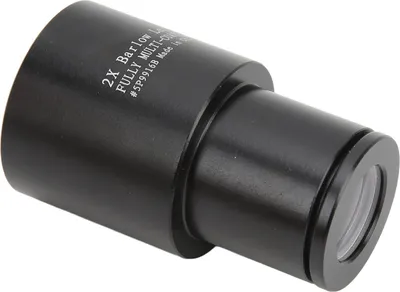 Obrázek produktu pro Barlowova čočka, 2x, plně vícevrstvá skleněná čočka pro astronomický okulár 0,965 palce